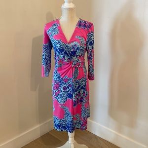 Lilly Pulitzer Small Yvette Wrap Dress On the Square